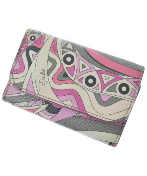 EMILIO PUCCI(エミリオプッチ)キーケース・キーホルダー グレー サイズ:-/2200653195049