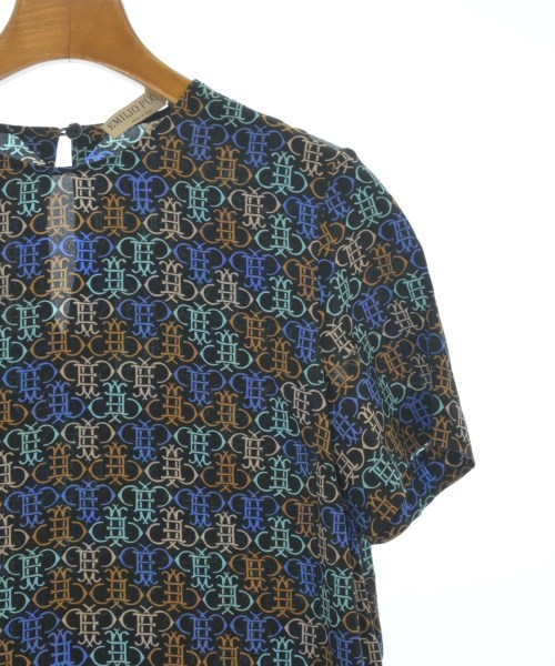 EMILIO PUCCI（エミリオプッチ）ブラウス 黒 サイズ:38(S位) レディース/2200659992031