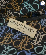 EMILIO PUCCI（エミリオプッチ）ブラウス 黒 サイズ:38(S位) レディース/2200659992031