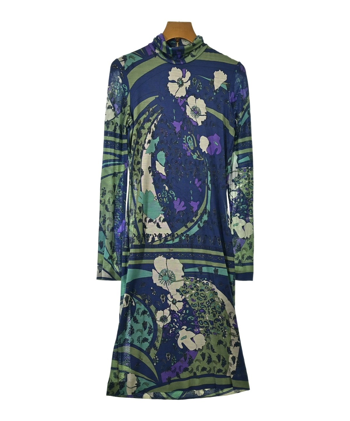 EMILIO PUCCI（エミリオプッチ）ワンピース 紺 サイズ:38(S位