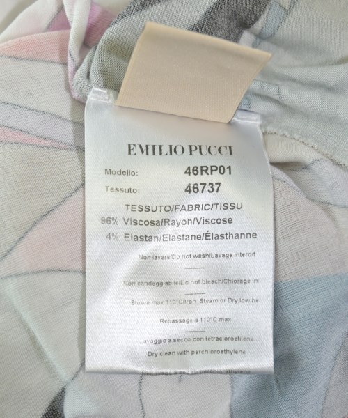 EMILIO PUCCI（エミリオプッチ）Tシャツ・カットソー ピンク サイズ:38(S位) レディース/2200661884027