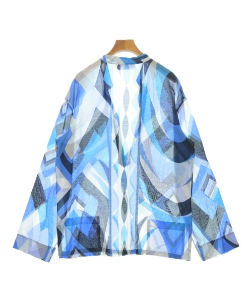 EMILIO PUCCI（エミリオプッチ）ブラウス 青 サイズ:L レディース/2200712720014