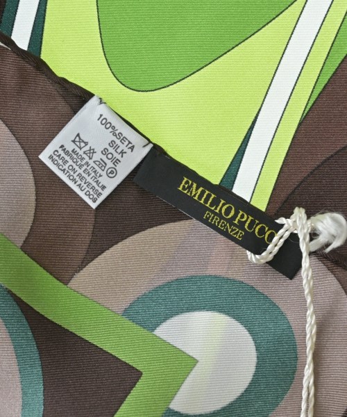 EMILIO PUCCI（エミリオプッチ）バンダナ・スカーフ 茶 サイズ:- レディース/2200714861081