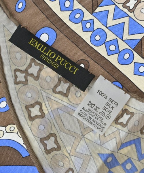 EMILIO PUCCI（エミリオプッチ）バンダナ・スカーフ 茶 サイズ:- レディース/2200714861098