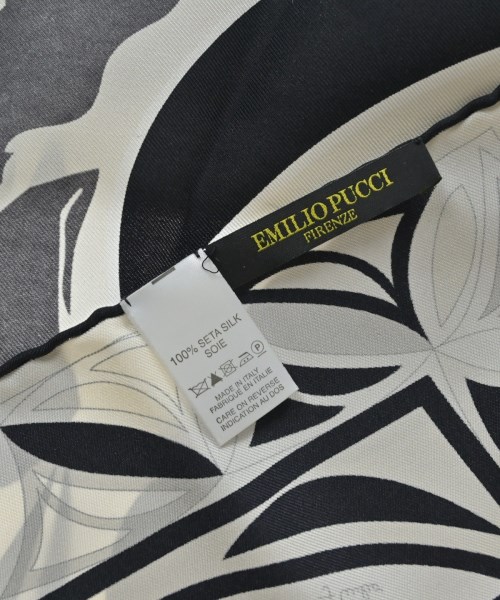 EMILIO PUCCI（エミリオプッチ）バンダナ・スカーフ 黒 サイズ:- レディース/2200715607190