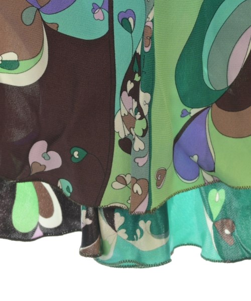 EMILIO PUCCI（エミリオプッチ）ロング・マキシ丈スカート 緑 サイズ:42(M位) レディース/2200645015041