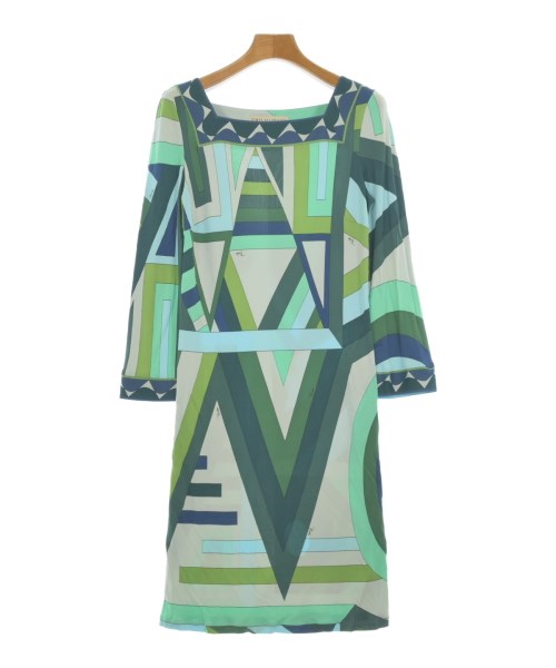 EMILIO PUCCI(エミリオプッチ)ワンピース 青 サイズ:40(M位)/2200648925026