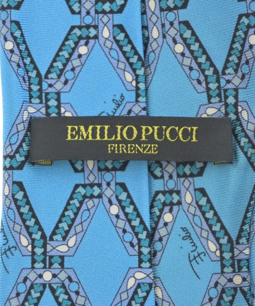 EMILIO PUCCI（エミリオプッチ）ネクタイ 青 サイズ:- メンズ/2200704604070