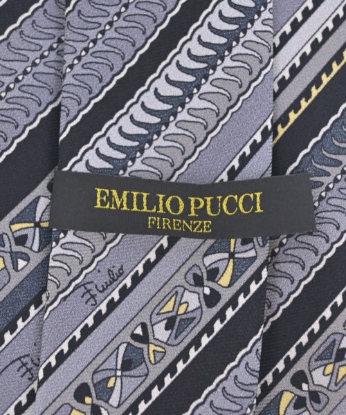 EMILIO PUCCI（エミリオプッチ）ネクタイ グレー サイズ:- メンズ/2200704604193