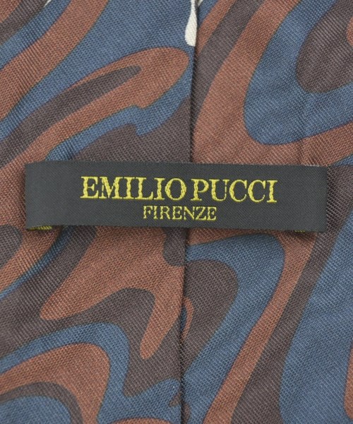 EMILIO PUCCI（エミリオプッチ）ネクタイ 茶 サイズ:- メンズ/2200704604247