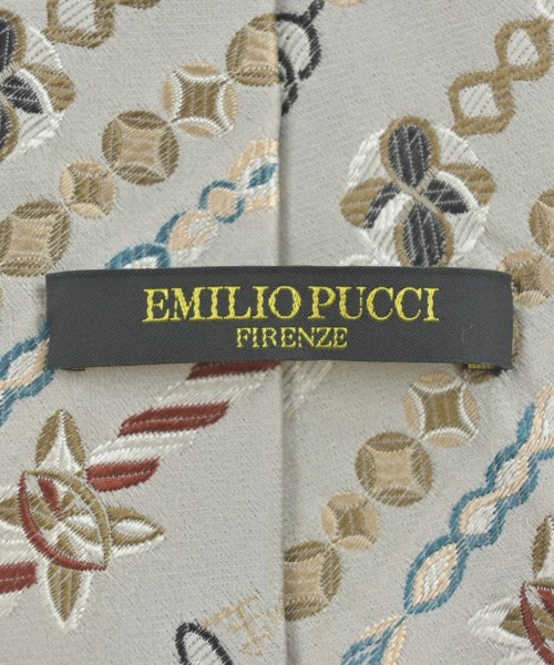 EMILIO PUCCI（エミリオプッチ）ネクタイ グレー サイズ:- メンズ/2200704604346