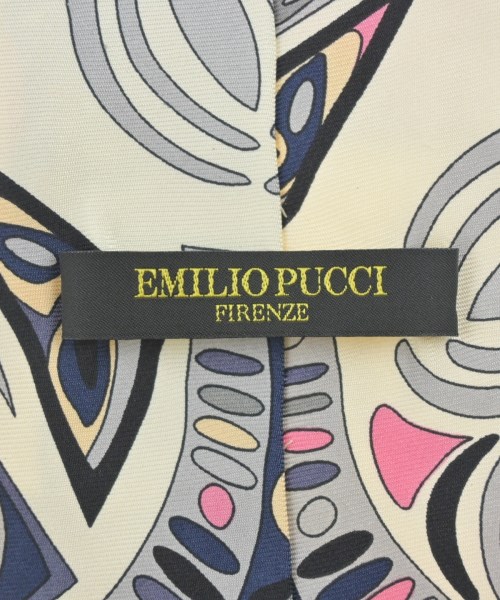 EMILIO PUCCI（エミリオプッチ）ネクタイ 白 サイズ:- メンズ/2200704604360