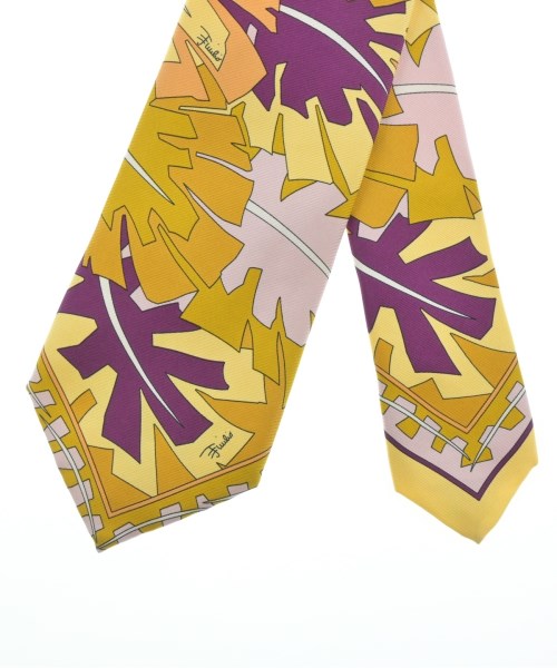EMILIO PUCCI（エミリオプッチ）ネクタイ 黄 サイズ:- メンズ/2200704604384