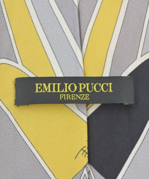EMILIO PUCCI（エミリオプッチ）ネクタイ グレー サイズ:- メンズ/2200704604759
