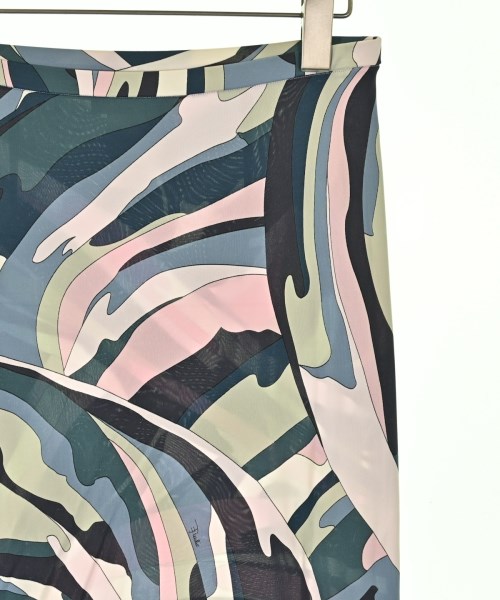 EMILIO PUCCI（エミリオプッチ）ひざ丈スカート 青 サイズ:38(S位) レディース/2200669412086