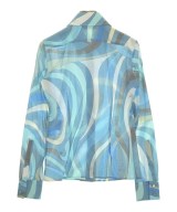 EMILIO PUCCI（エミリオプッチ）ブラウス 青 サイズ:36(XS位) レディース/2200669412130