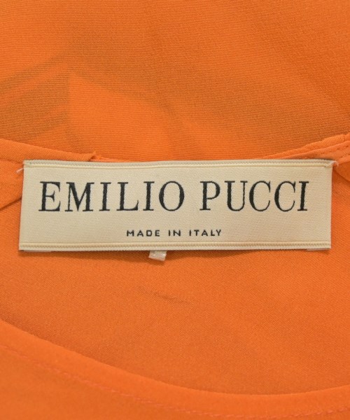 EMILIO PUCCI（エミリオプッチ）ワンピース オレンジ サイズ:38(S位) レディース/2200730072119
