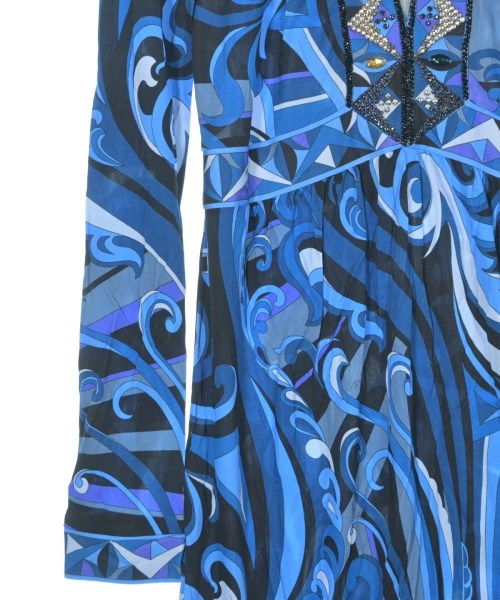 EMILIO PUCCI（エミリオプッチ）ワンピース 青 サイズ:38(S位) レディース/2200720448061