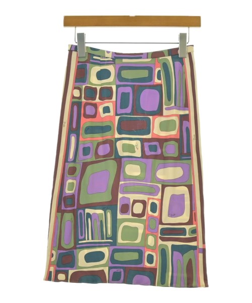 EMILIO PUCCI（エミリオプッチ）ひざ丈スカート その他（柄物・カラフル） サイズ:40(M位) レディース/2200685853078