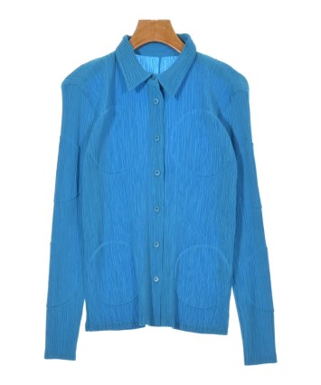 ISSEY MIYAKE（イッセイミヤケ）カジュアルシャツ 青 サイズ:2(M位