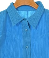ISSEY MIYAKE（イッセイミヤケ）カジュアルシャツ 青 サイズ:2(M位) レディース/2200621566109