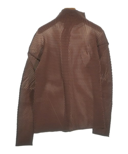 ISSEY MIYAKE（イッセイミヤケ）カジュアルシャツ 茶 サイズ:2(M位) レディース/2200621566116