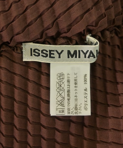 ISSEY MIYAKE（イッセイミヤケ）カジュアルシャツ 茶 サイズ:2(M位) レディース/2200621566116