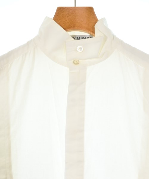 ISSEY MIYAKE（イッセイミヤケ）シャツワンピース 白 サイズ:3(L位) レディース/2200620740081