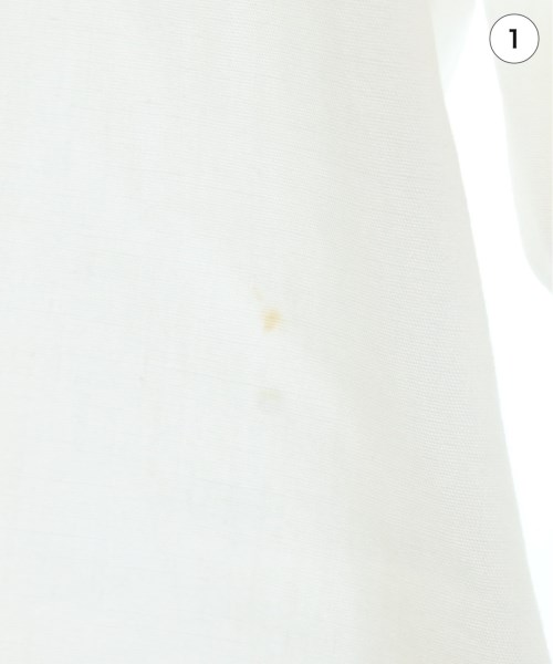 ISSEY MIYAKE（イッセイミヤケ）シャツワンピース 白 サイズ:3(L位) レディース/2200620740081