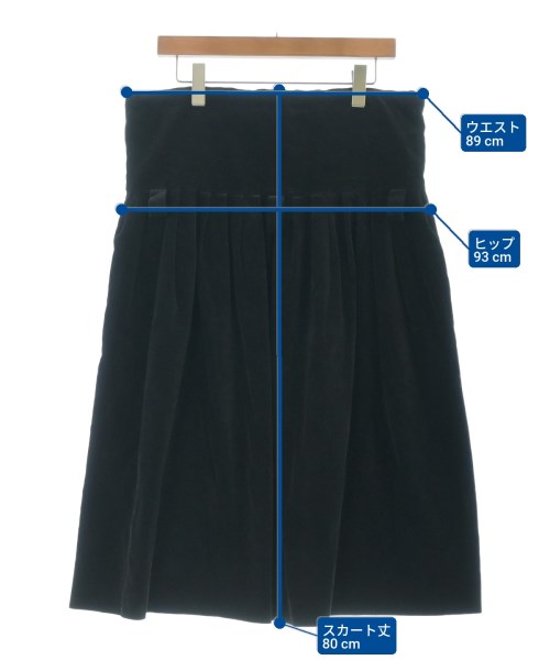 ISSEY MIYAKE（イッセイミヤケ）ロング・マキシ丈スカート 黒 サイズ:9(M位) レディース/2200638743098