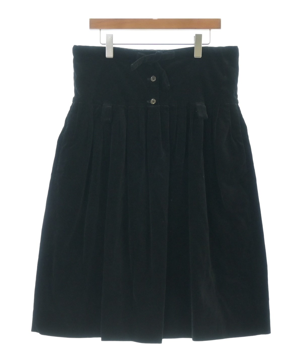 ISSEY MIYAKE（イッセイミヤケ）ロング・マキシ丈スカート 黒 サイズ:9