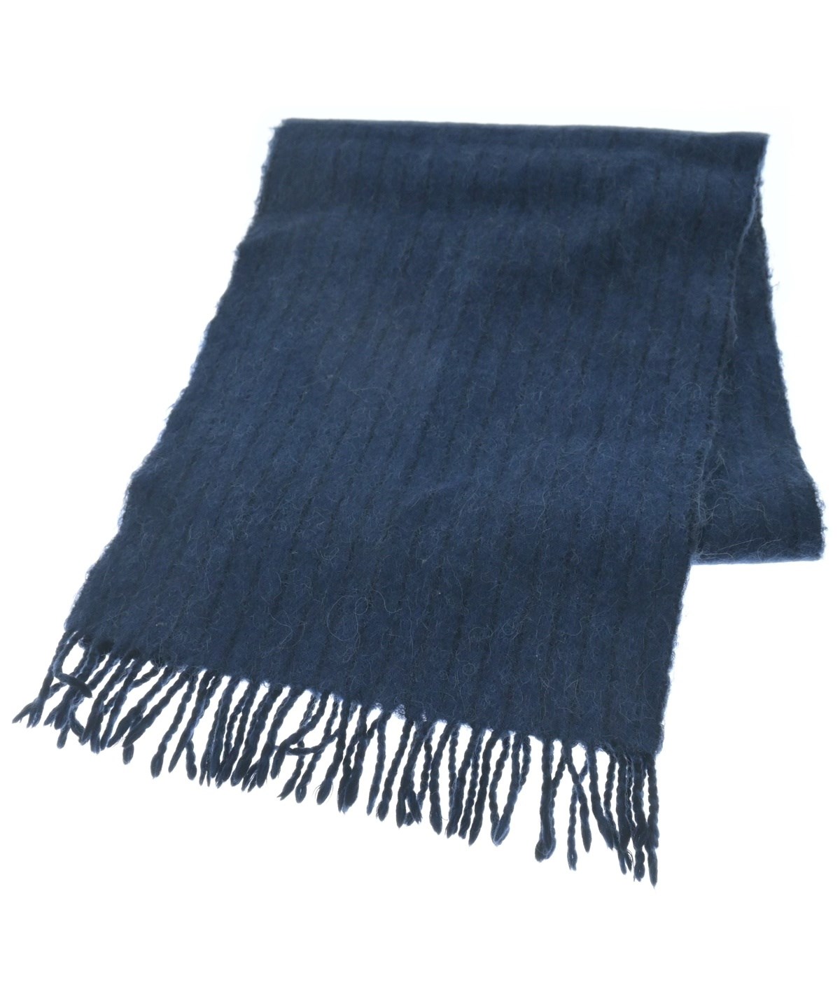 ISSEY MIYAKE（イッセイミヤケ）マフラー 紺 サイズ:- レディース