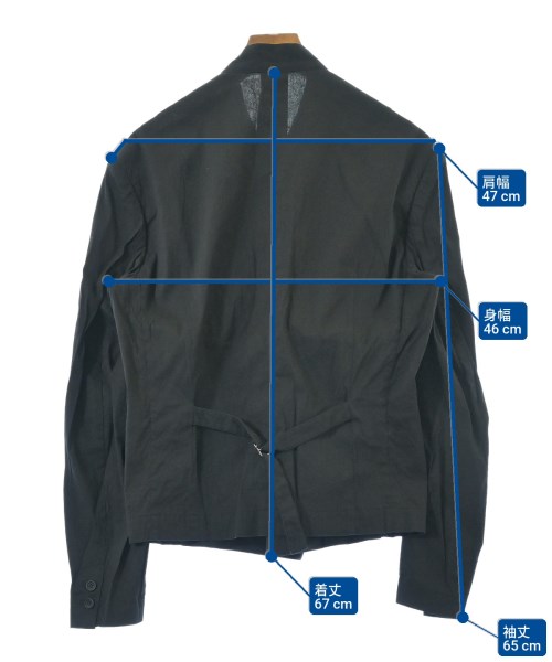 ISSEY MIYAKE（イッセイミヤケ）カジュアルジャケット 黒 サイズ:4(XL位) レディース/2200639409054