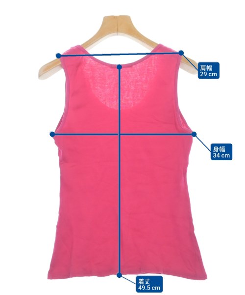 ISSEY MIYAKE（イッセイミヤケ）タンクトップ ピンク サイズ:2(M位) レディース/2200639571140