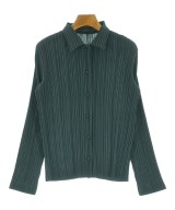 ISSEY MIYAKE（イッセイミヤケ）ブラウス 緑 サイズ:3(L位) レディース/2200640402068
