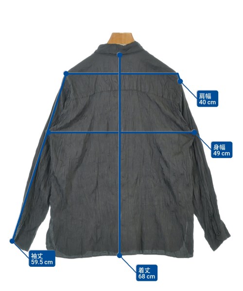 ISSEY MIYAKE（イッセイミヤケ）カジュアルシャツ グレー サイズ:2(M位) レディース/2200631798514