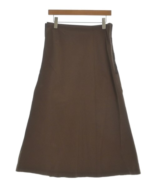 ISSEY MIYAKE(イッセイミヤケ)ロング・マキシ丈スカート 茶 サイズ:3(L位)/2200642348029
