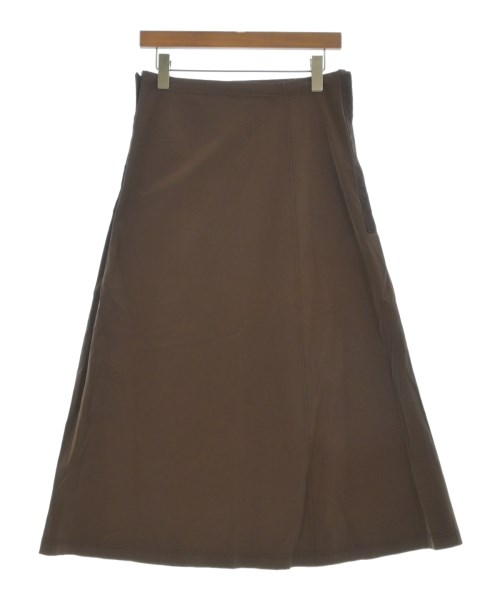 ISSEY MIYAKE（イッセイミヤケ）ロング・マキシ丈スカート 茶 サイズ:3(L位) レディース/2200642348029