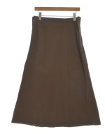 ISSEY MIYAKE（イッセイミヤケ）ロング・マキシ丈スカート 茶 サイズ:3(L位) レディース/2200642348029