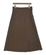 ISSEY MIYAKE（イッセイミヤケ）ロング・マキシ丈スカート 茶 サイズ:3(L位) レディース/2200642348029