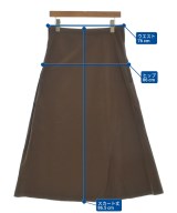 ISSEY MIYAKE（イッセイミヤケ）ロング・マキシ丈スカート 茶 サイズ:3(L位) レディース/2200642348029