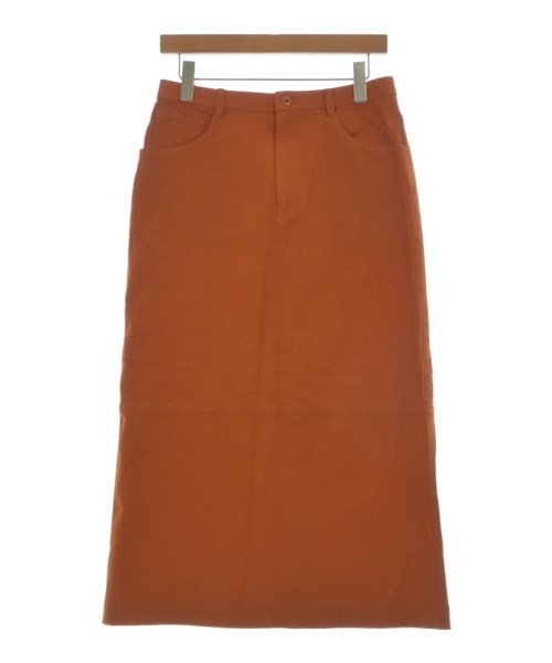 ISSEY MIYAKE(イッセイミヤケ)ロング・マキシ丈スカート オレンジ サイズ:L/2200642348036