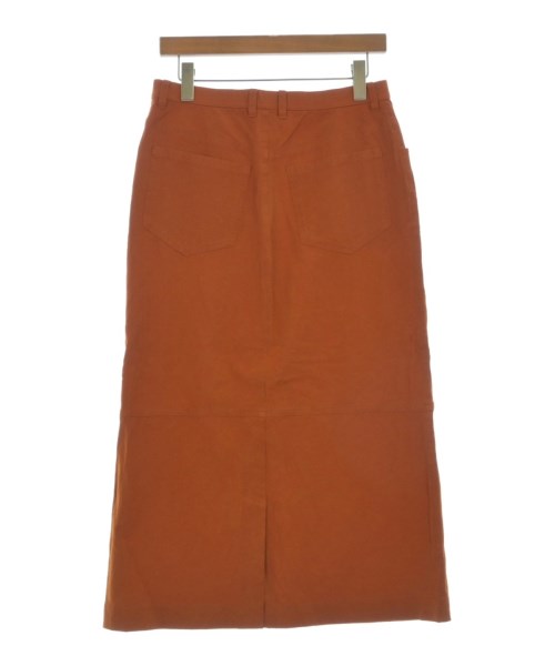 ISSEY MIYAKE（イッセイミヤケ）ロング・マキシ丈スカート オレンジ サイズ:L レディース/2200642348036