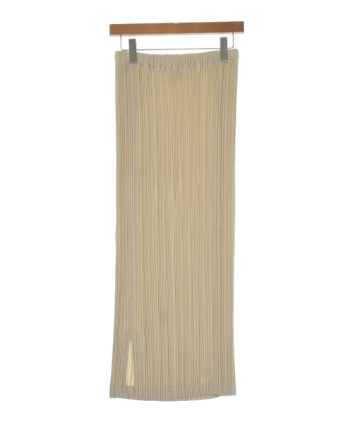 ISSEY MIYAKE（イッセイミヤケ）ロング・マキシ丈スカート ベージュ サイズ:M レディース/2200642348050