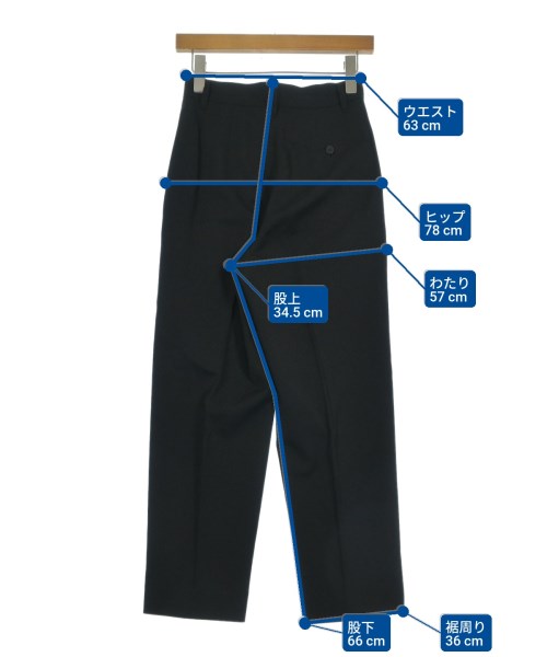 ISSEY MIYAKE（イッセイミヤケ）スラックス 黒 サイズ:M レディース/2200644239011