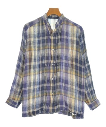 ISSEY MIYAKE イッセイミヤケ　青緑 ポロシャツ　麻100%　М me ISSEY MIYAKE(ミーイッセイミヤケ) 16AW wrinkle pleated