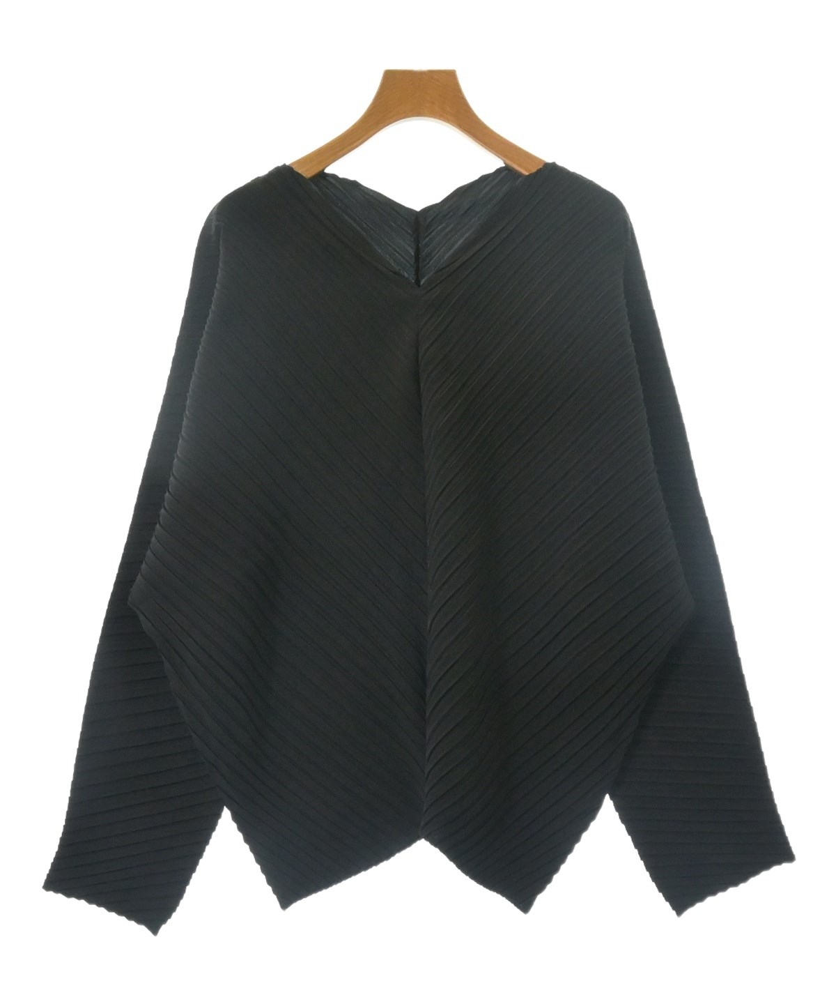 m*l様 ISSEY MIYAKE プリーツシャツサイズ2 黒 ISSEY MIYAKE（イッセイミヤケ）カジュアルシャツ 黒 サイズ:1(S