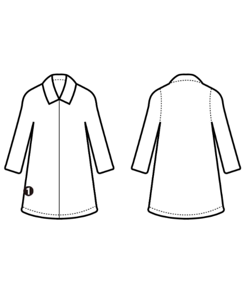 ISSEY MIYAKE（イッセイミヤケ）ステンカラーコート 青 サイズ:2(M位) レディース/2200616135013