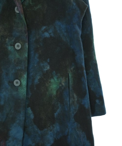 ISSEY MIYAKE（イッセイミヤケ）ステンカラーコート 青 サイズ:2(M位) レディース/2200616135013