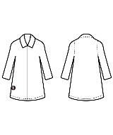 ISSEY MIYAKE（イッセイミヤケ）ステンカラーコート 青 サイズ:2(M位) レディース/2200616135013